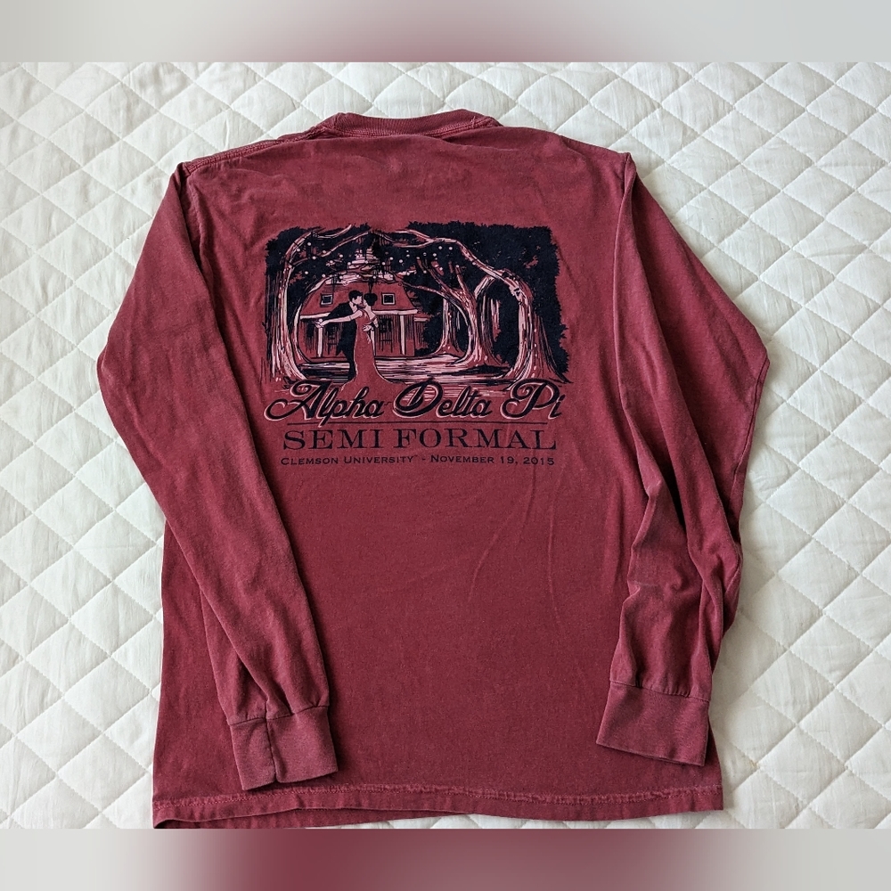 ADPi Clemson Semi Formal Long Sleeve Shirt